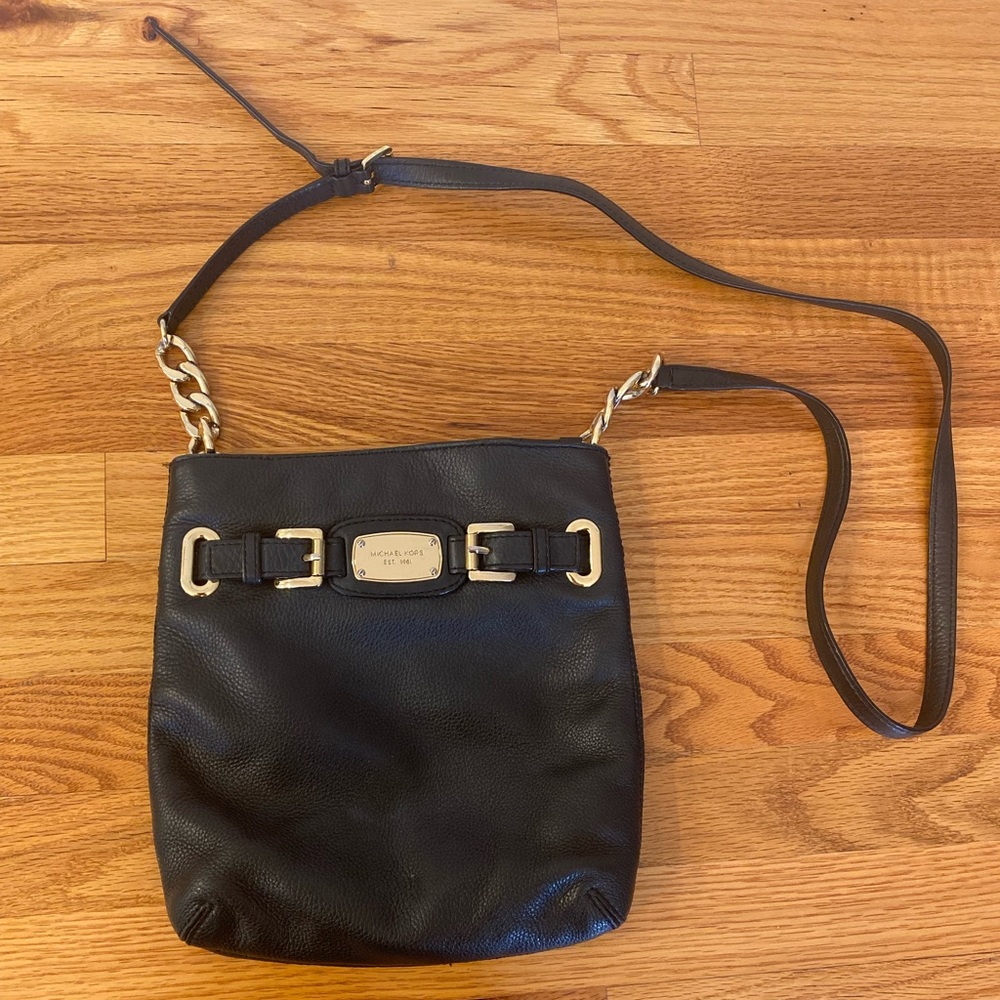 Beautiful Black Michael Kors Crossbody Bag Purse